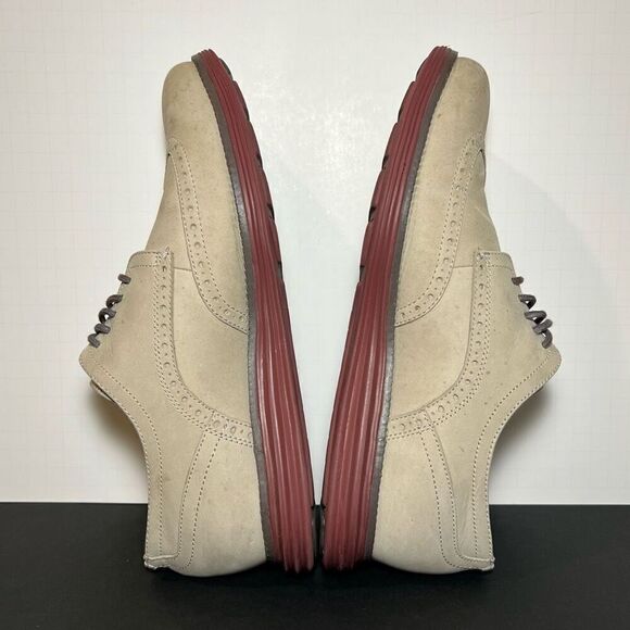 Mens COLE HAAN Original Grand OS Wingtip Oxford Shoes / Size 9.5 Medium - Picture 6 of 9